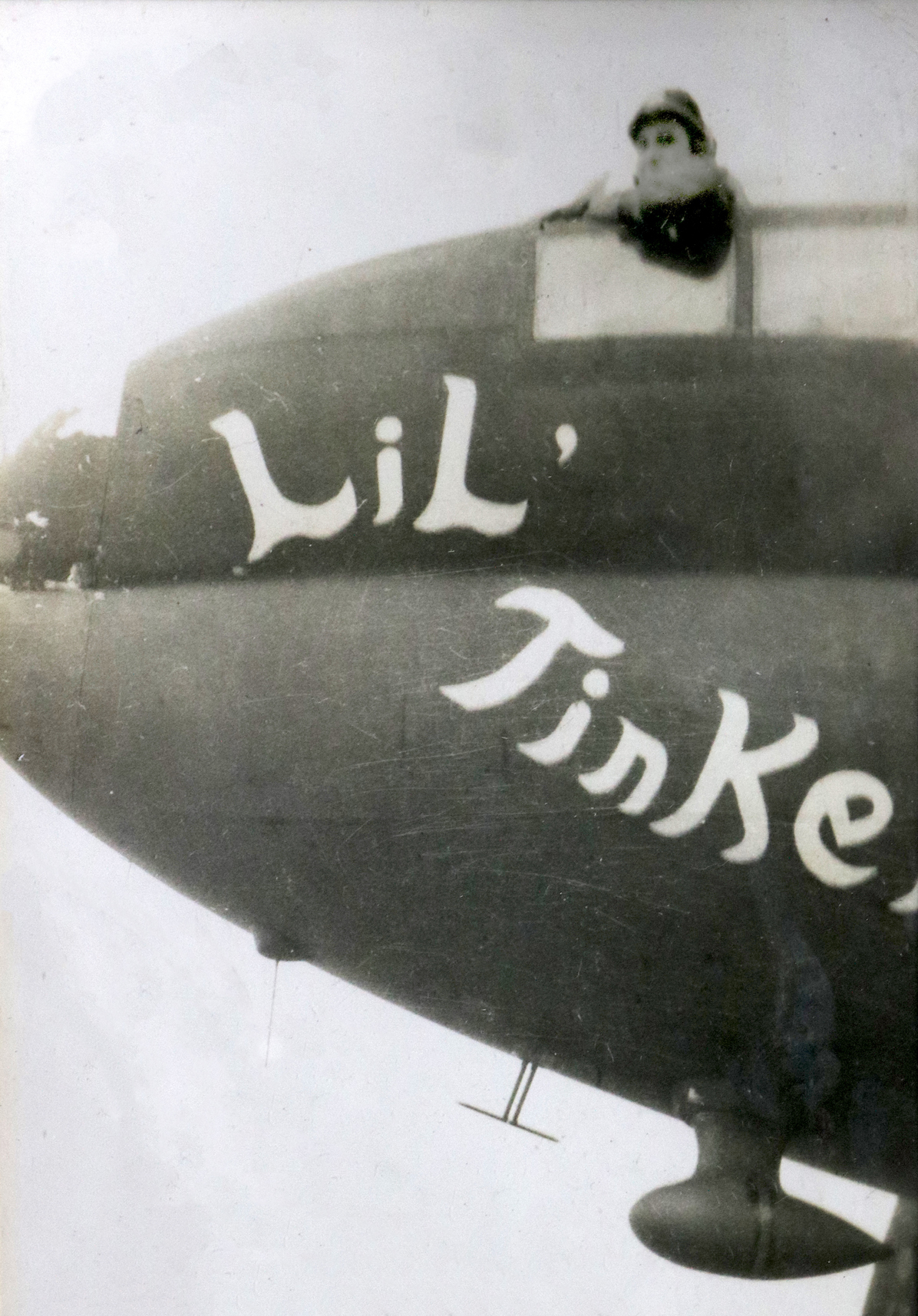 
Orton J. Lamb prepares to fly a C46 transport plane called Lil’ Tinker over the Himalaya Mountains while in the Army Air Corps in 1945.
