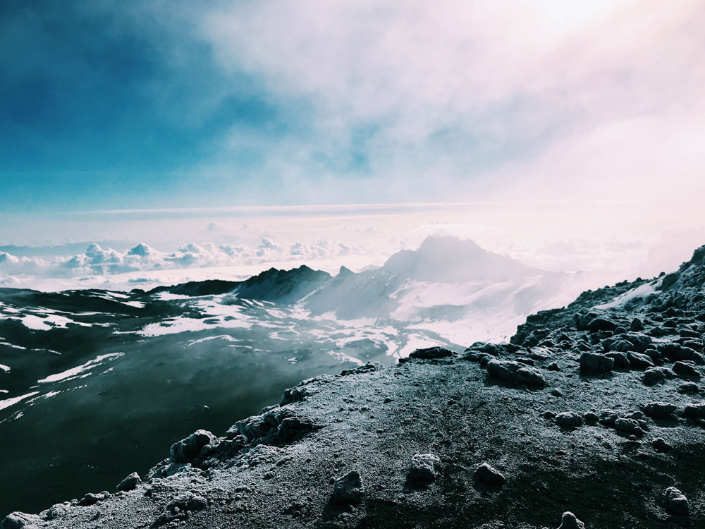 
A view of Mount Kilimanjaro during the Guy’s adventure.
