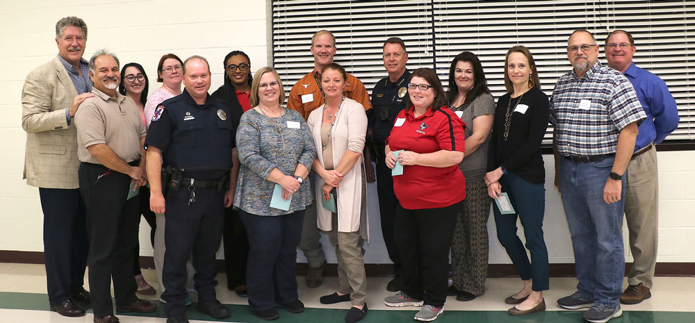 
Campus Crime Stoppers sponsors receive gift cards at the recent Sponsor Appreciation Banquet
