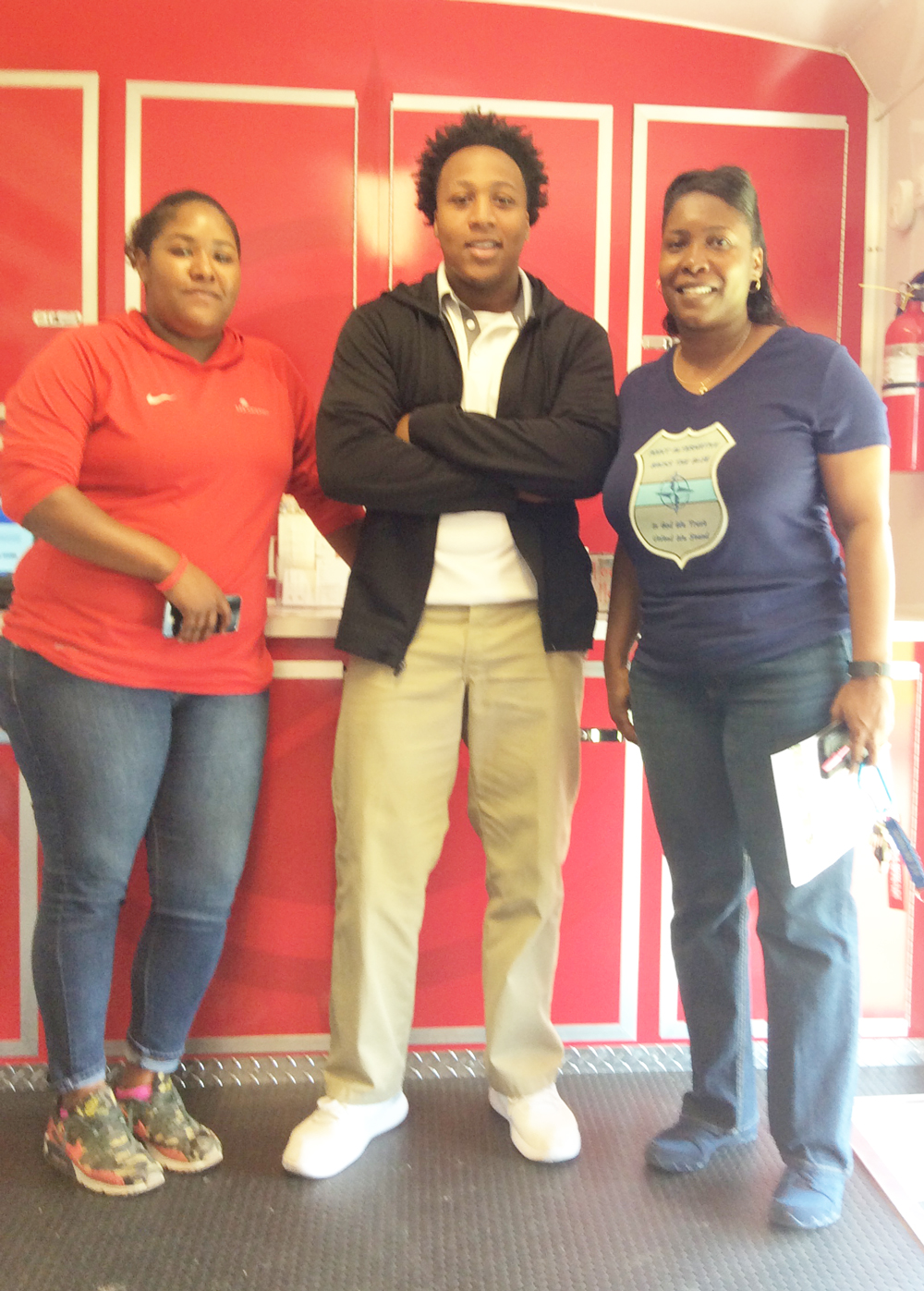 three POINT students