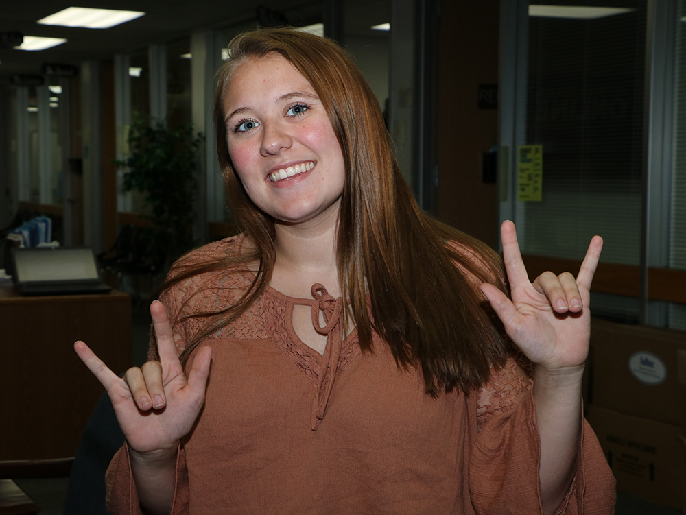 
Photo of Brooke Clifton a student at GCCISD.

