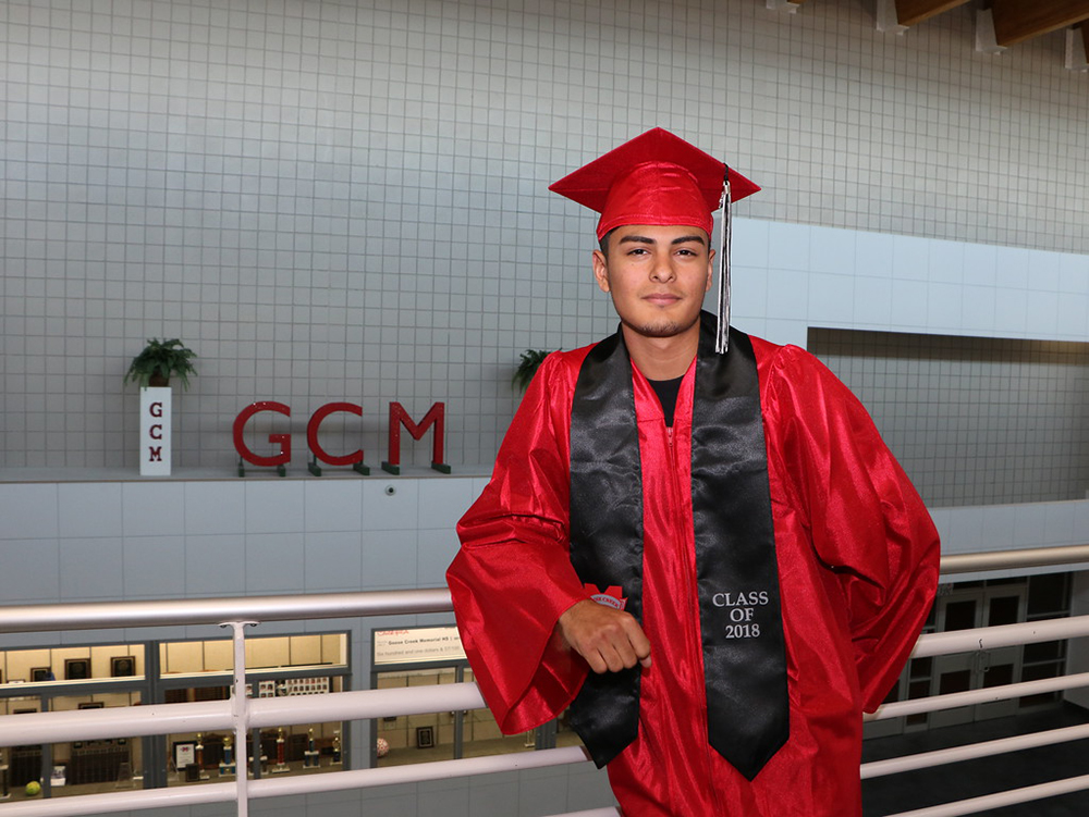 
Photo of Jose Gutierrez, a student at GCCISD.
