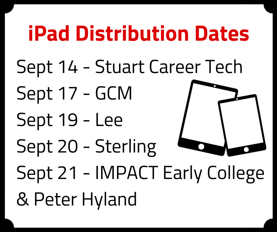 iPad distribution dates