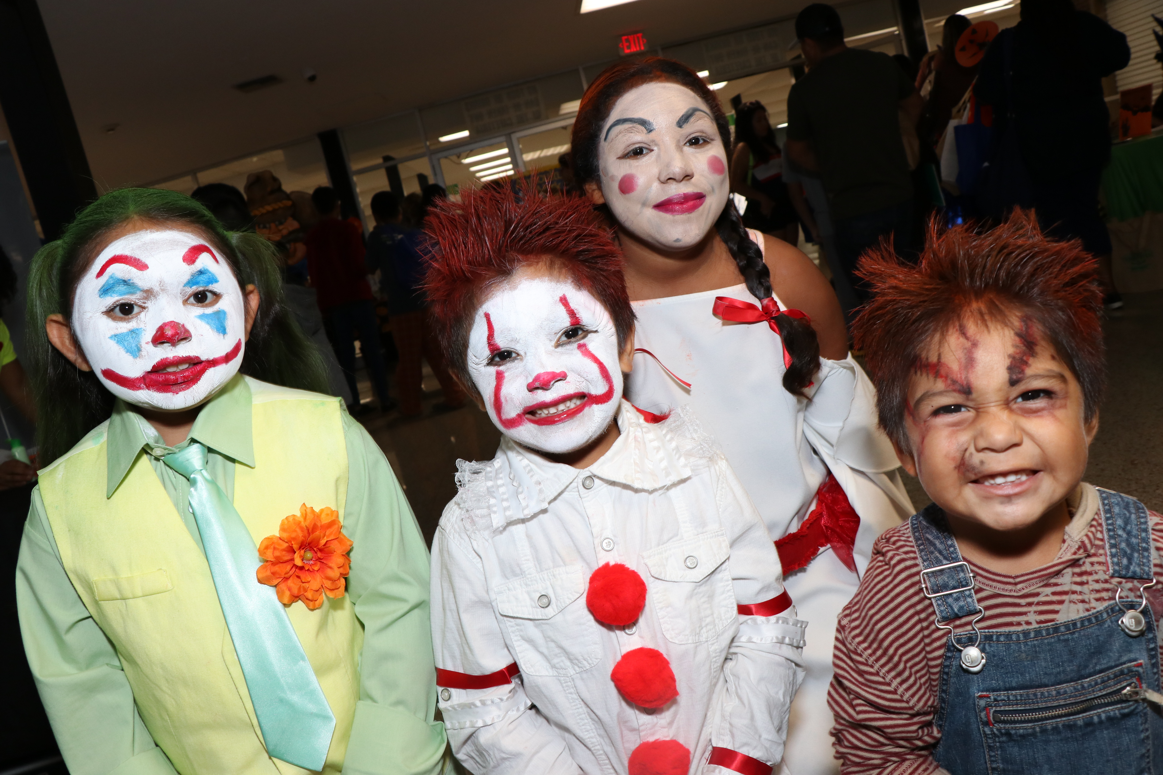 The Carreto family are all dressed up for the costume contest