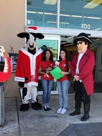 Students participate in Chickfila Leader Academy