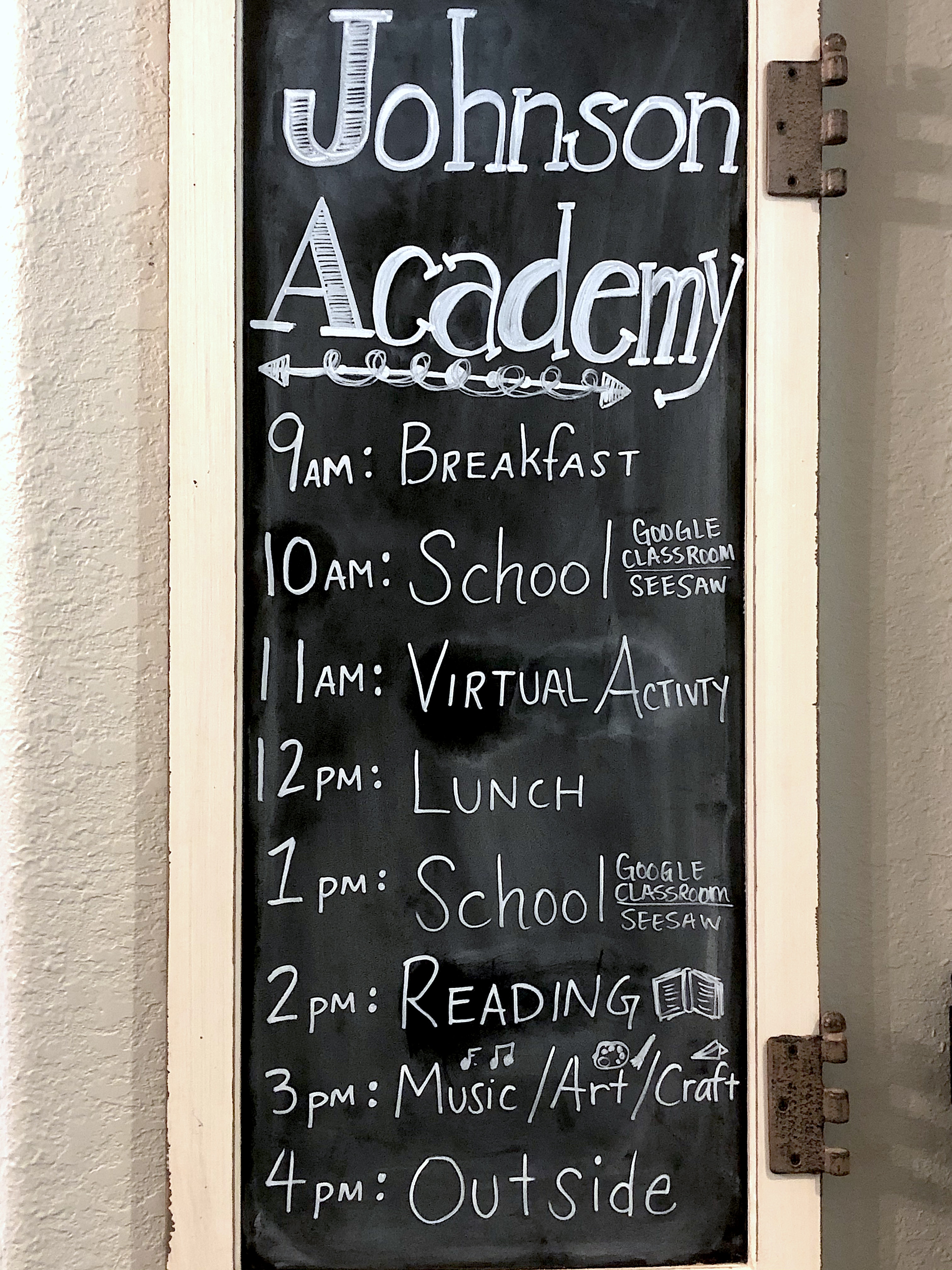 Johnson Academy Schedule