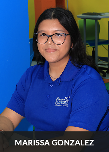 Marissa Gonzalez in CAFE classroom