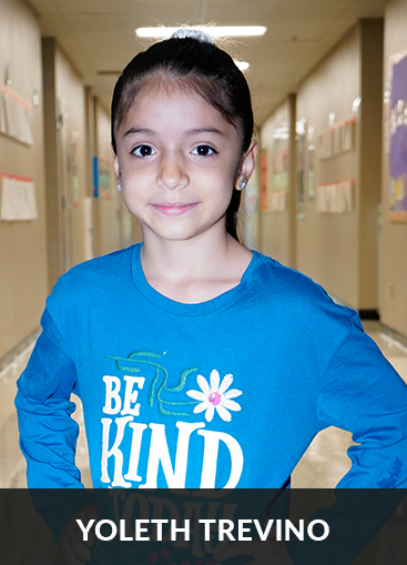 Yoleth posing for photo in hallway
