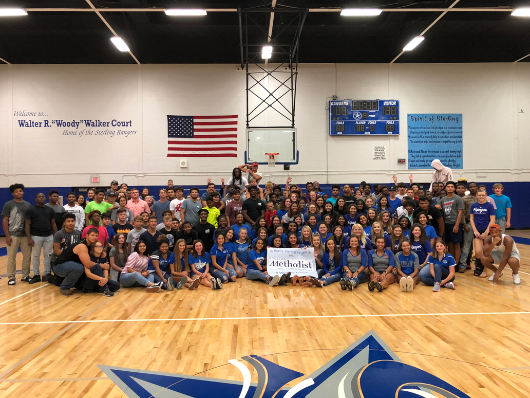 
Ross S. Sterling High School held the first Ranger Rumble to kick off the 2018 football season, Pizza, dessert, games and teambuilding were highlights of the event, sponsored by Houston Methodist San Jacinto Hospital.
