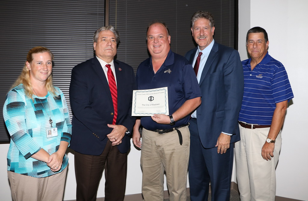 GCCISD Thanks City of Baytown for Special Needs Nights 