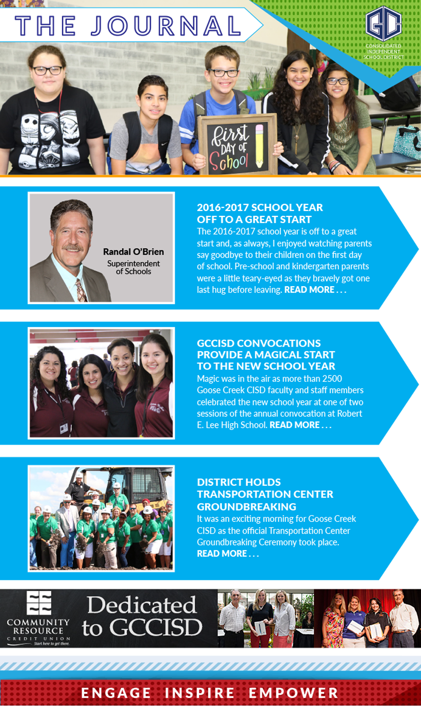 Goose Creek CISD Here, We Grow Giants