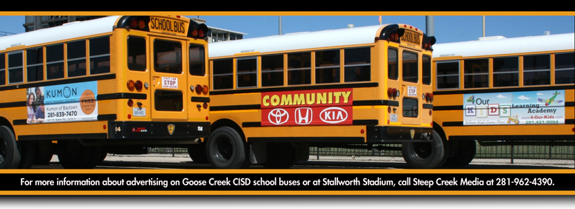 Goose Creek CISD rolls out bus advertising