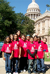 San Jacinto students march in Red Ribbon Rally