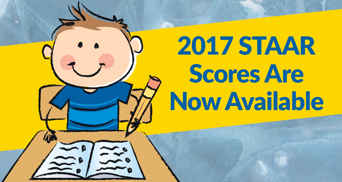 STAAR SCORES AVAILABLE ONLINE-IMAGE of Illustrated child holding pencil