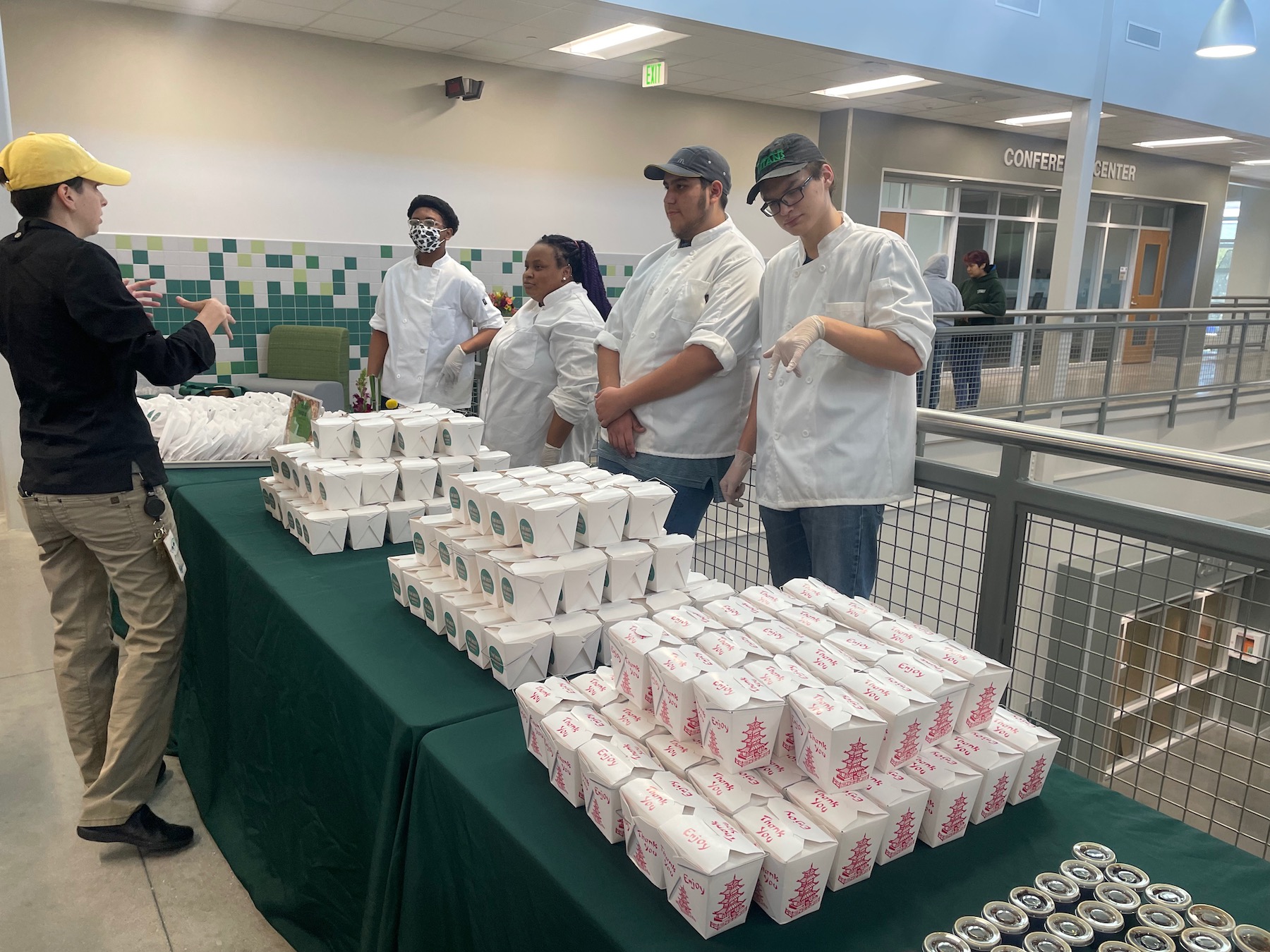 stuart career tech culinary students prepare to serve meals