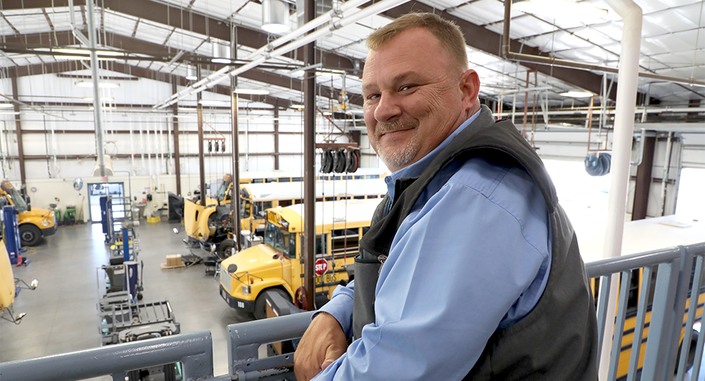 director of transportation overlooks mechanics division