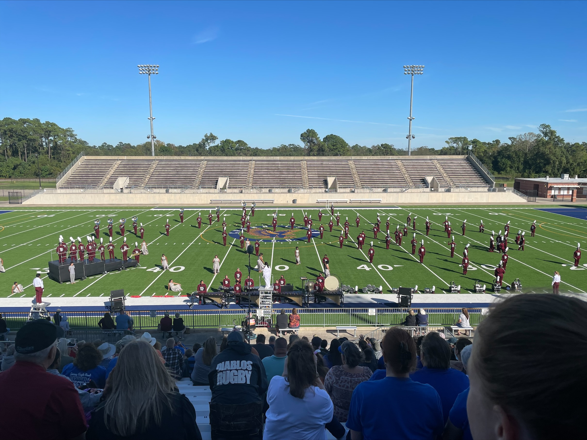 lee band performs on field