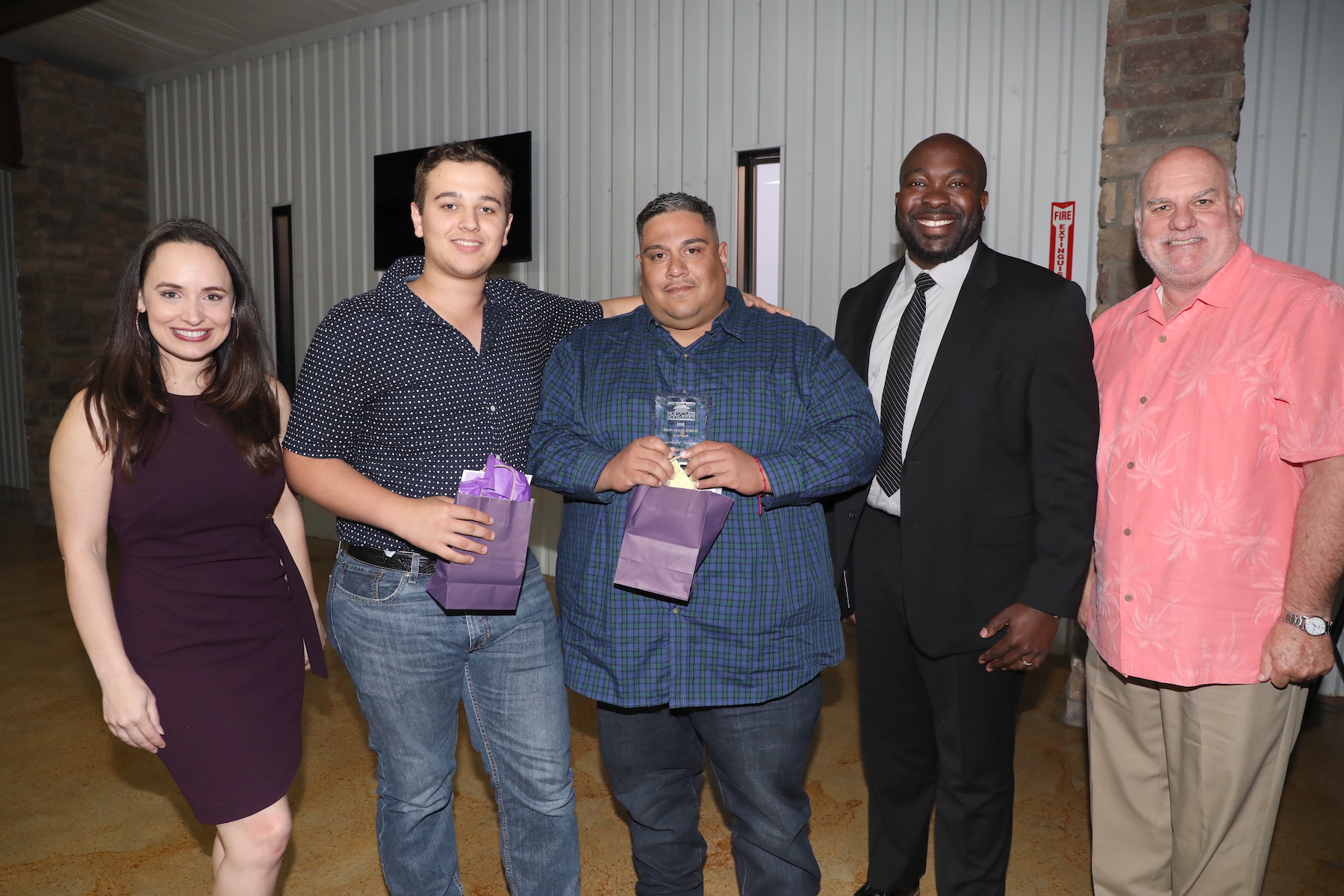 EDFO Director, SCTHS student, SCTHS teacher, Deputy Super of Admin Services and EDFO Past President