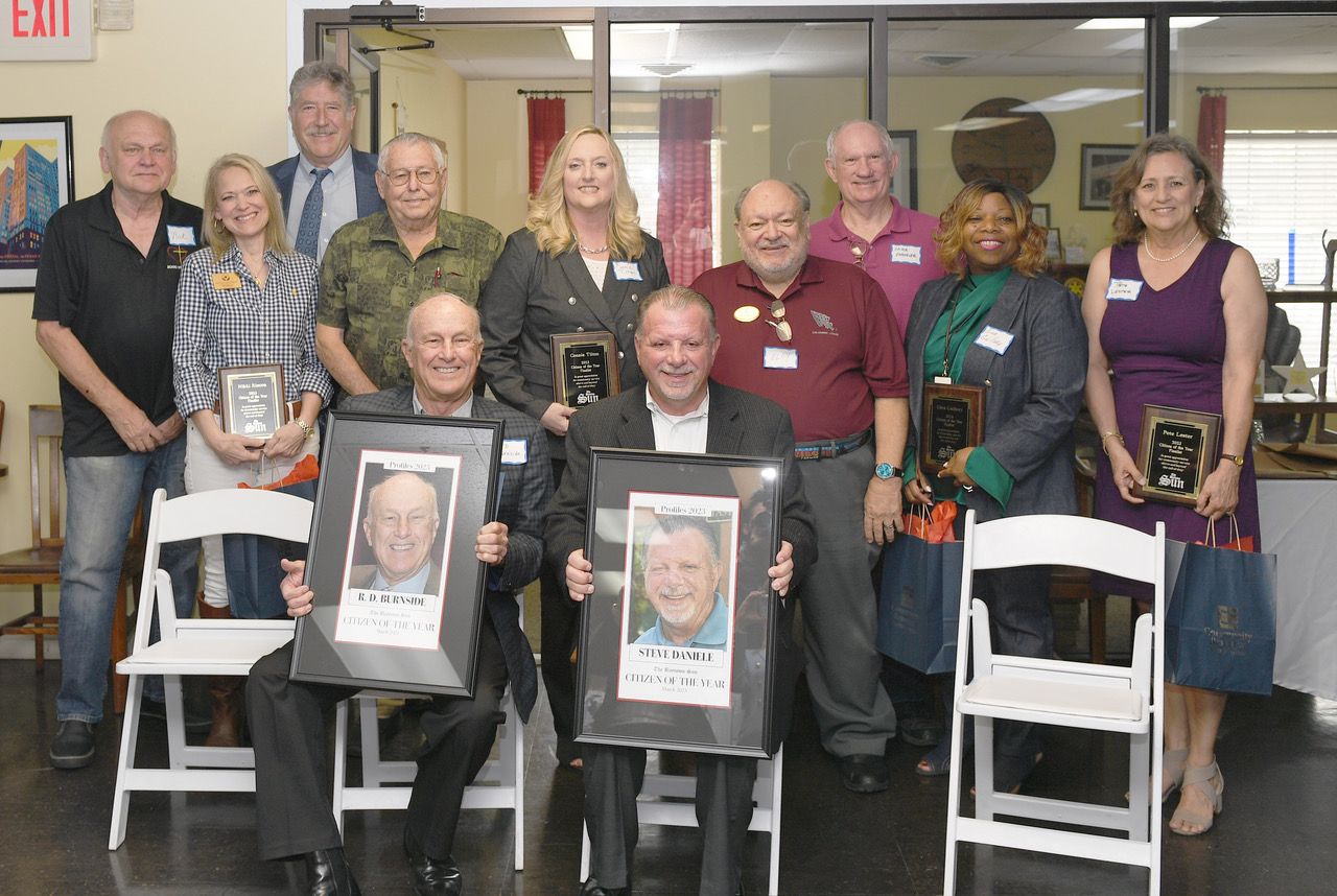 Baytown Sun nominees for citizens of the year pose together