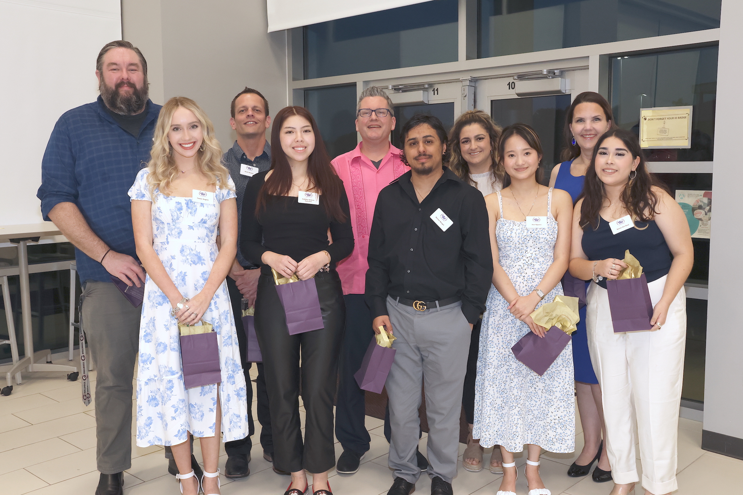 2023 Students Choice winners pose with teachers