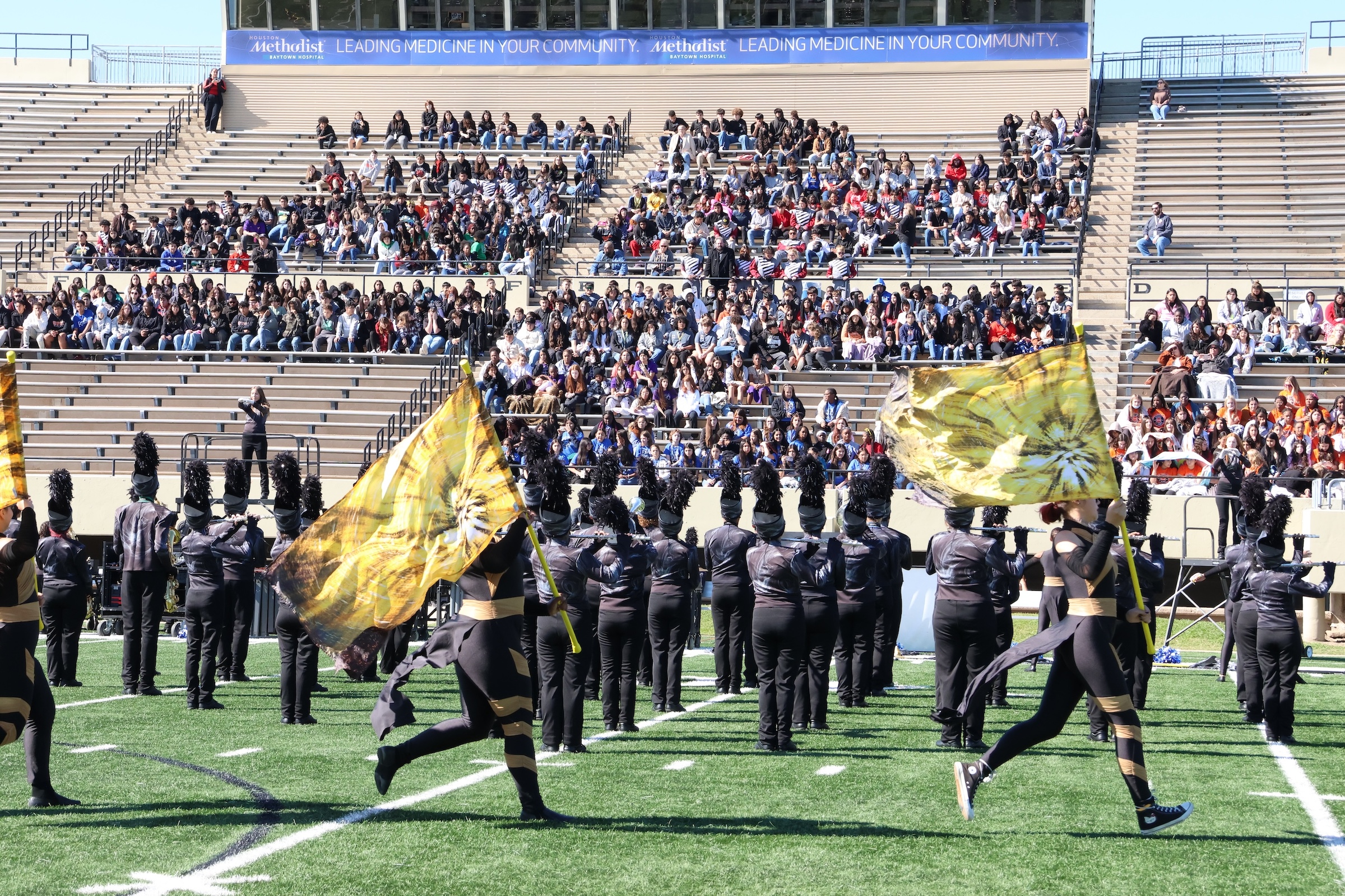 Sterling dance performs on field