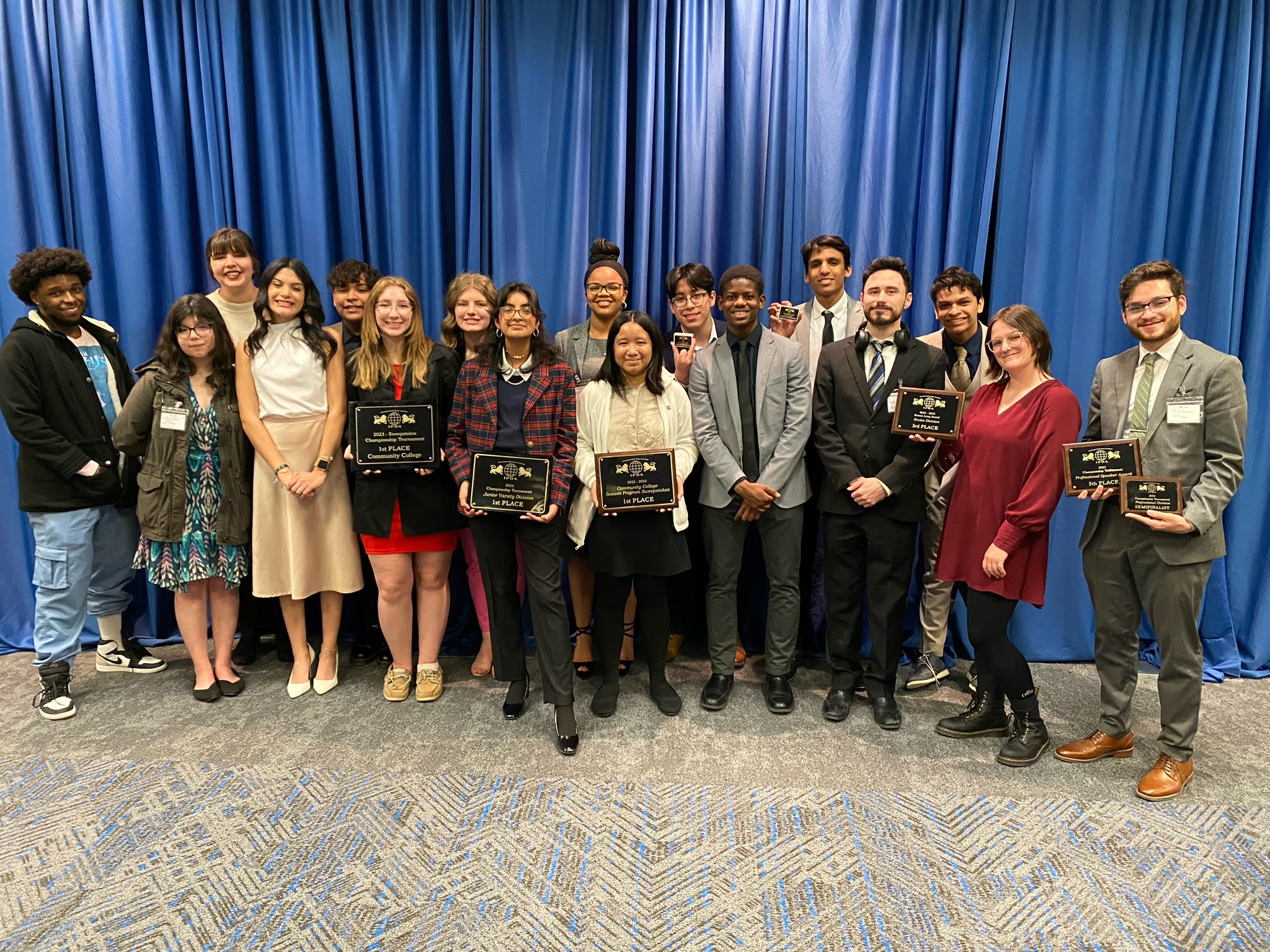 debate team with awards