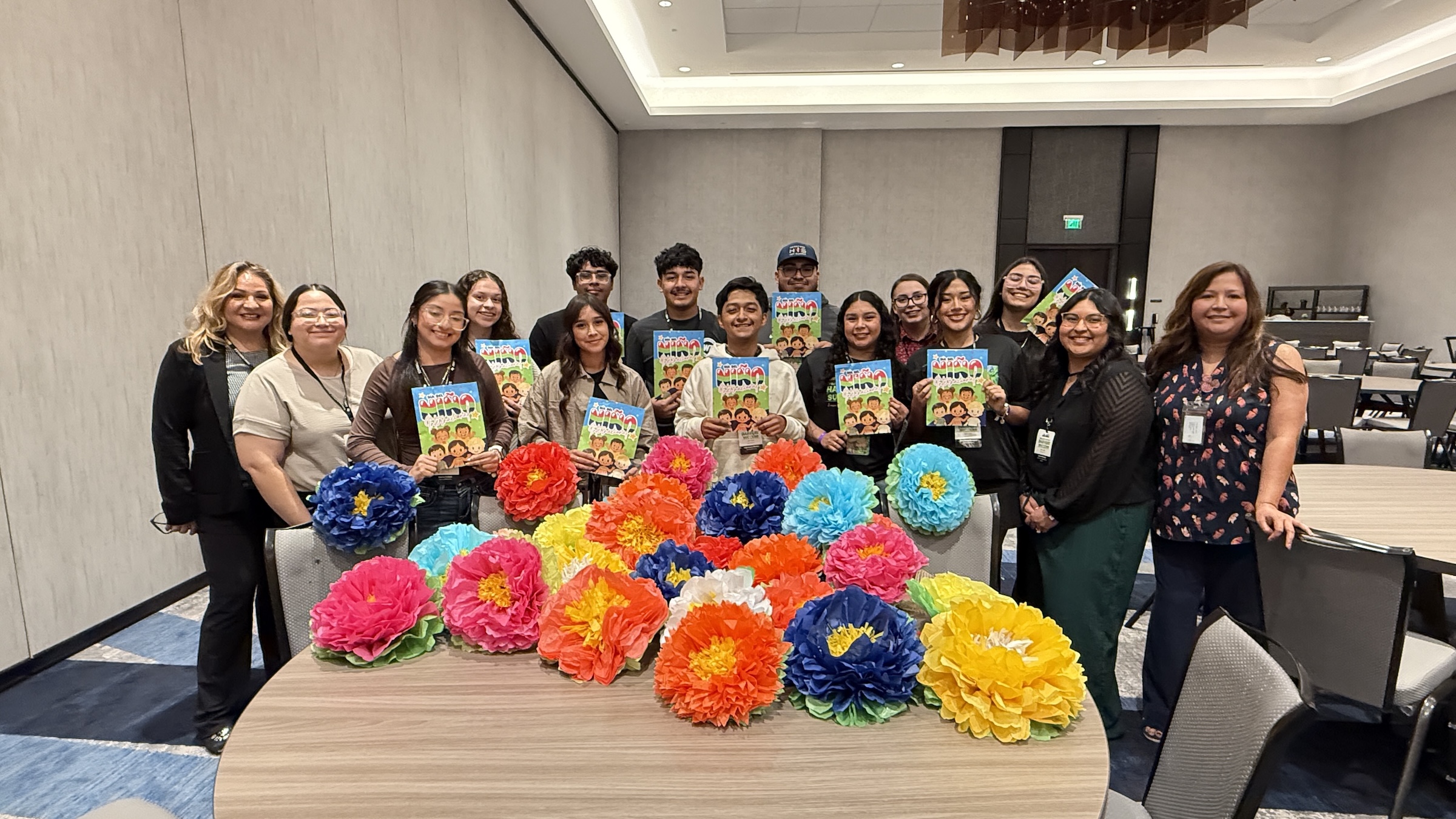 GCCISD’s Community Engagement Team led a meaningful paper-flower service project in collaboration