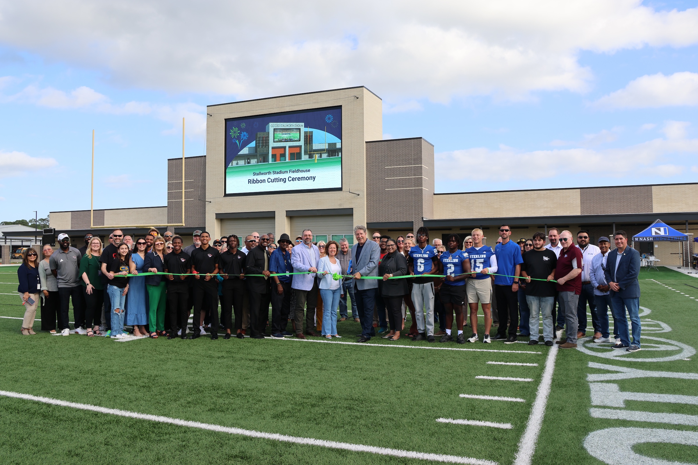 District leaders, students, and community members gather to mark this milestone for Stallworth