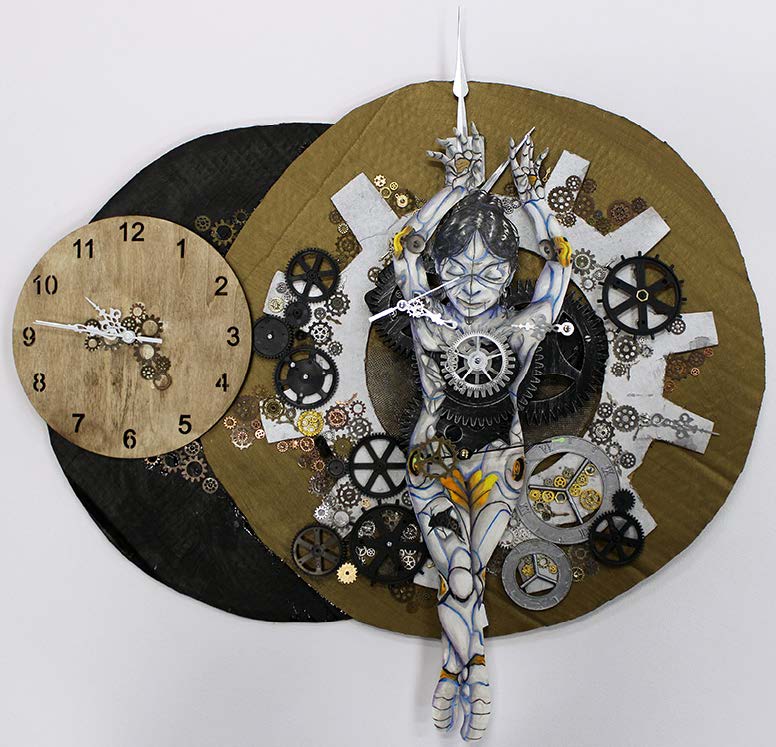 vase artwork titled Clockwork